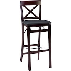 Triena 30 In X Back Folding Bar Stool