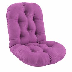 48-inch by 24-inch Solid Microsuede Swivel Rocker Cushion  93310-MS-UV