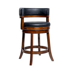 Balen Swivel Counter Stool - Cappuccino Finish