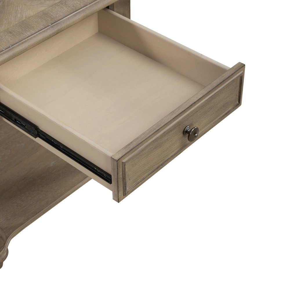Magnolia Manor End Table in Weathered Bisque. Picture 7