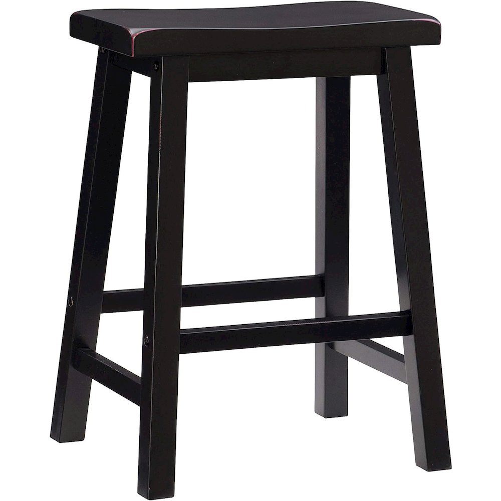 Antique Black with Sand Through Terra Cotta Counter Stool. Picture 1