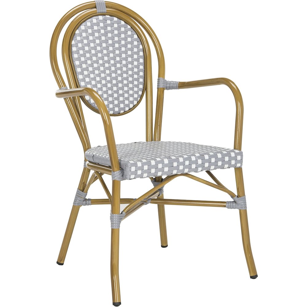 Rosen French Bistro Stacking Arm Chair. Picture 2