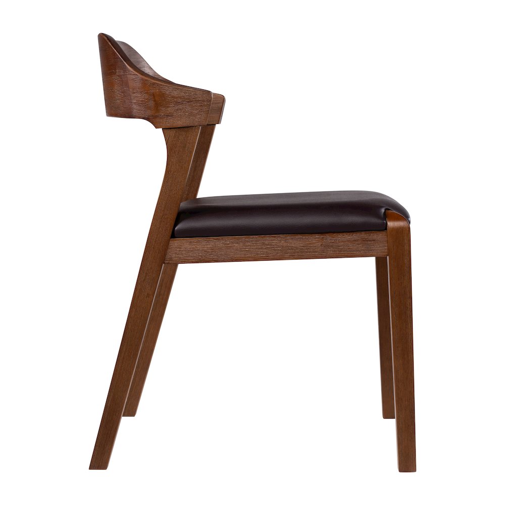 Rasmus Dining Side Chair - Chestnut Wire-Brush Finish. Picture 6