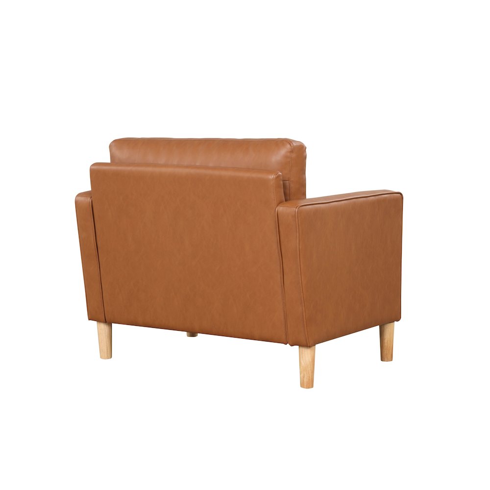 Langford Chair Caramel PU. Picture 3