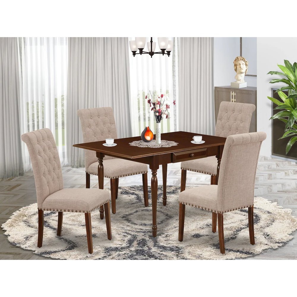 Dining Room Set Mahogany, MZBR5-MAH-04. Picture 11