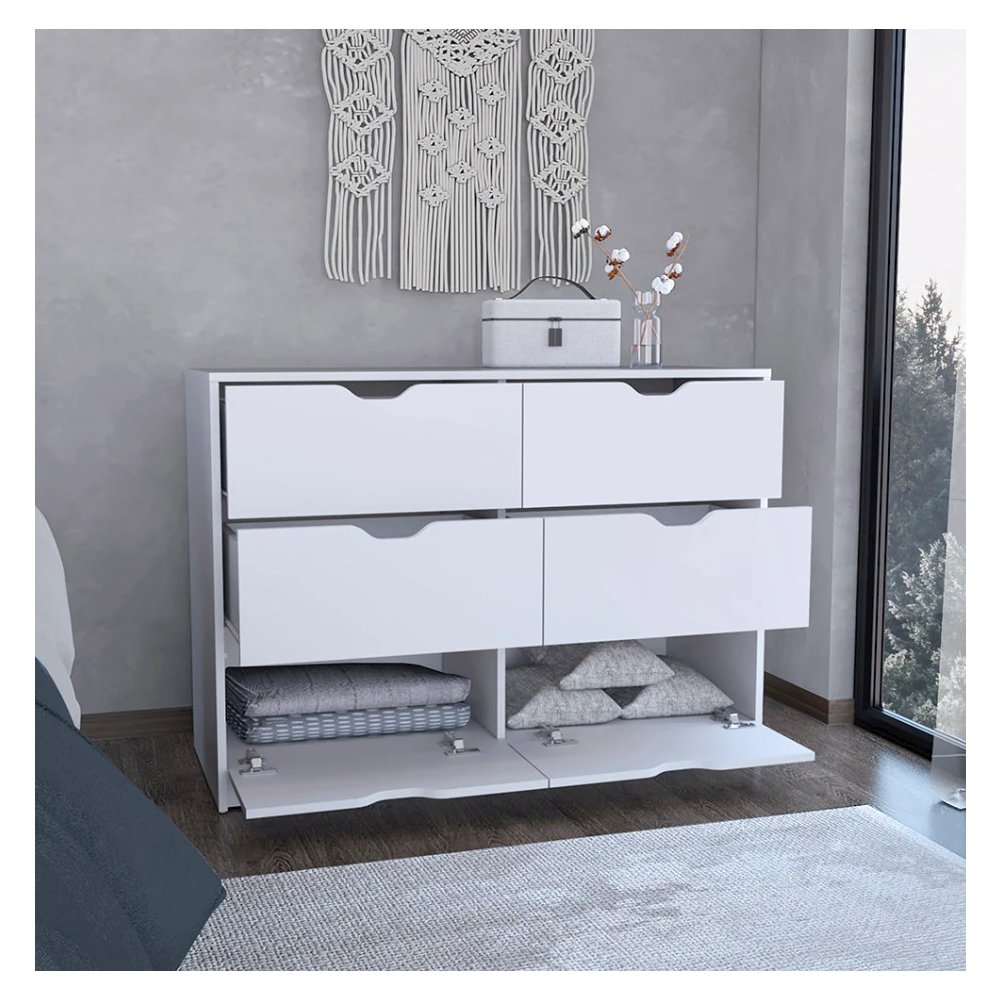 Basilea Dresser White MDF. Picture 3