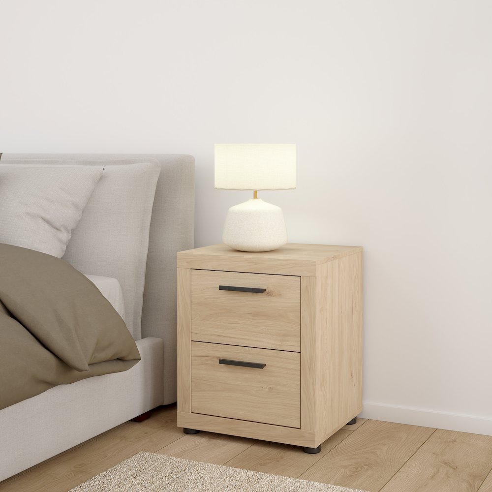 2 Drawer Nightstand - Set of 2. Picture 6
