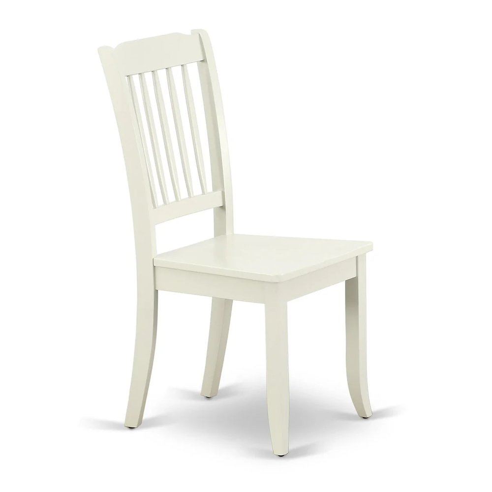 Dining Chair Linen White, DAC-LWH-W. Picture 3