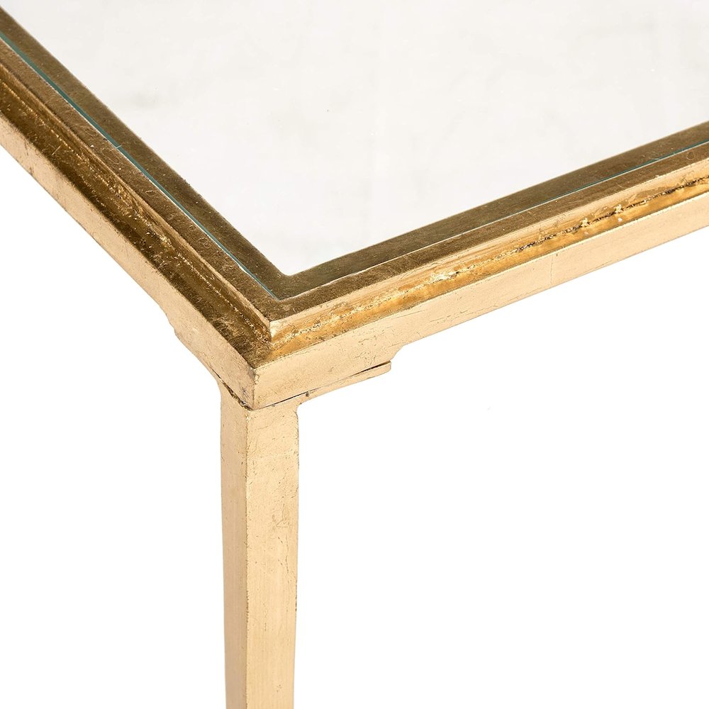 Home Collection Juliana Gold Coffee Table. Picture 4