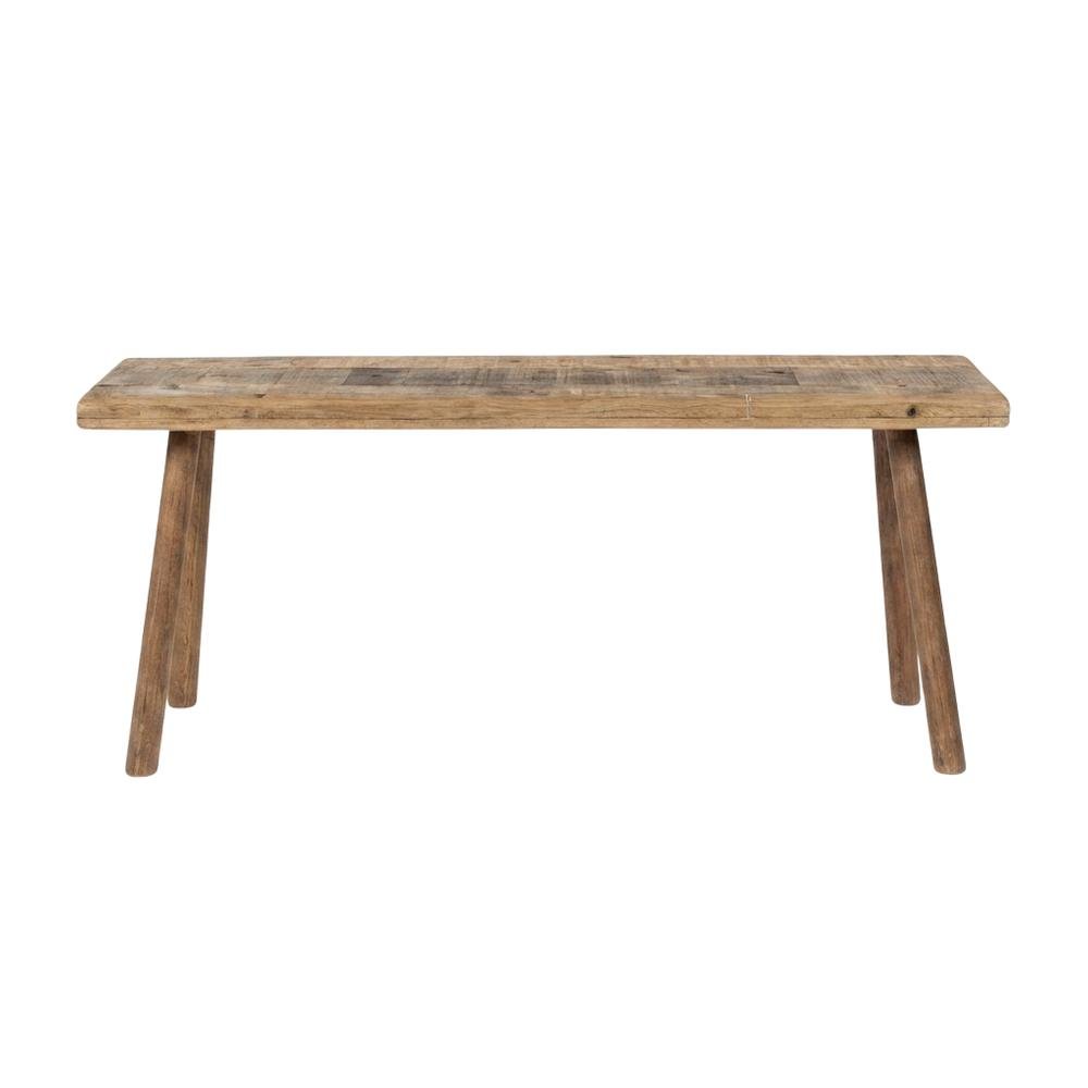 Set Of Two Recycled Wood Accent Tables. Picture 1