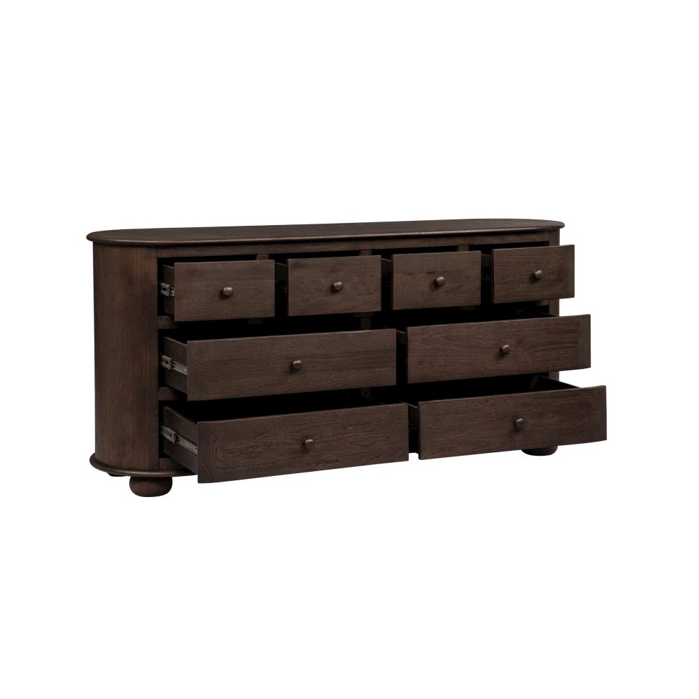 Astrid 8-Drawer Dresser In Appalachian Brown. Picture 5