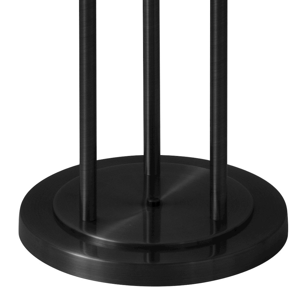 Willows Accent Floor Lamp, Matte Black, Opal Glass. Picture 3