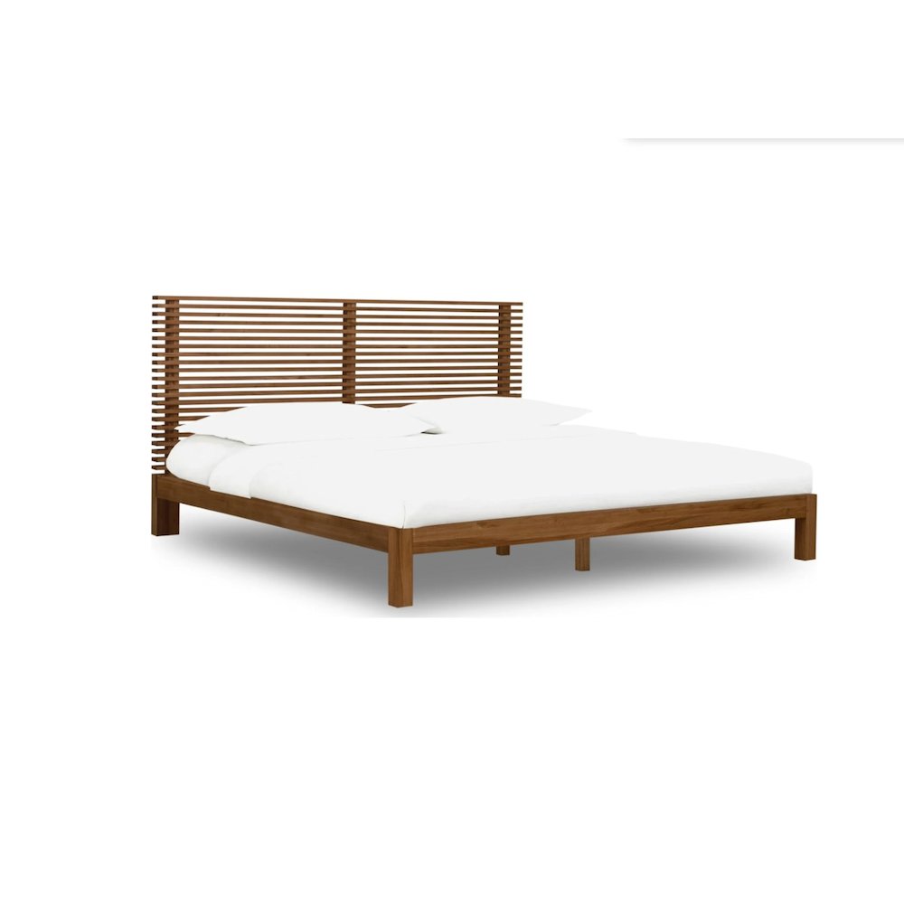 Tanner Solid Ash Panel Bed in Roux. Picture 2
