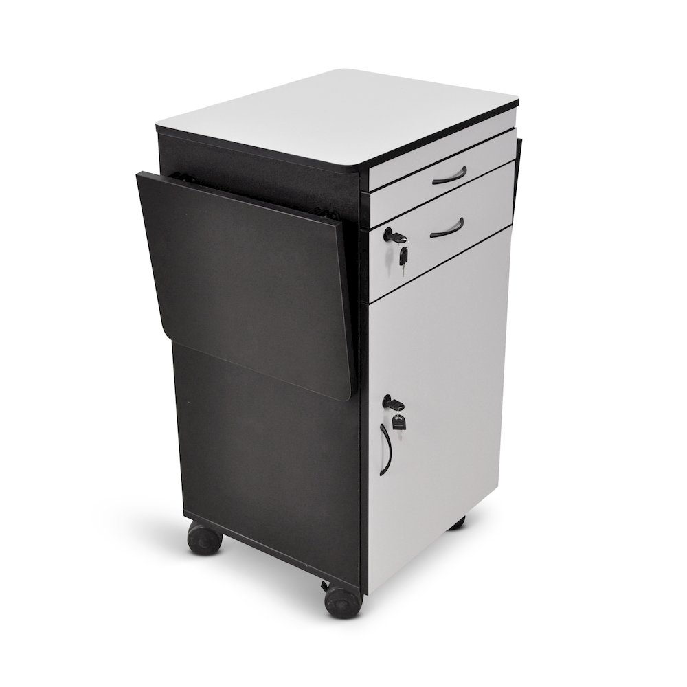 38" Wood Multimedia Workstation. Picture 1