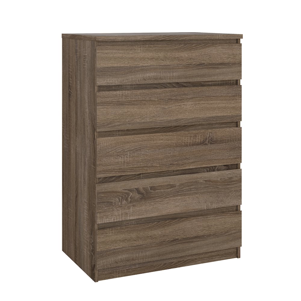Scottsdale 5 Drawer Chest, Truffle Oak. Picture 1