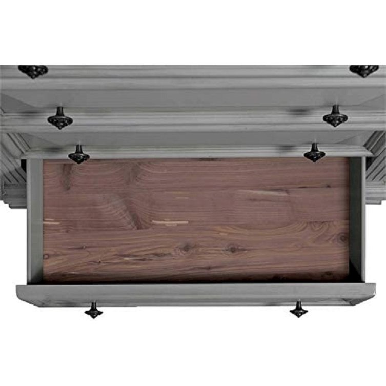 Picket House Furnishings Trent 6-Drawer Chest in Antique Grey. Picture 4