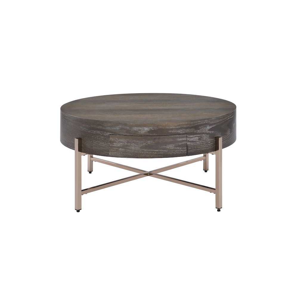 Weyton Coffee Table, Dark Oak & Champagne. Picture 3
