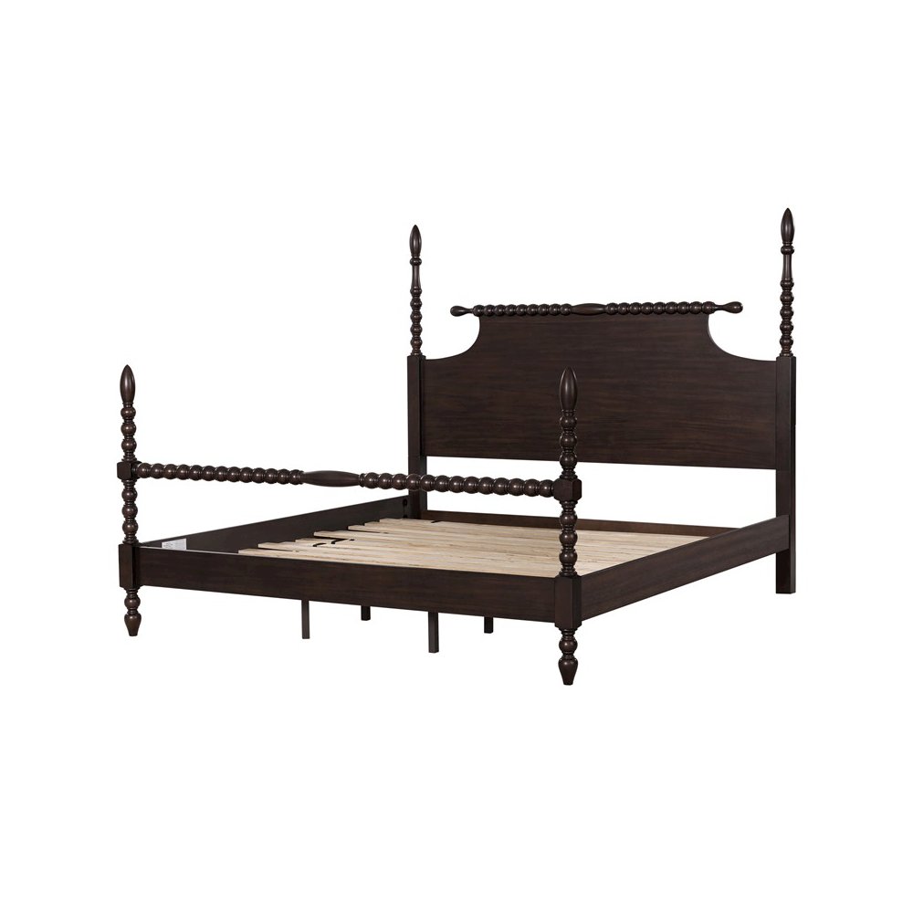 Beckett Bed, Morocco Brown color. Picture 5