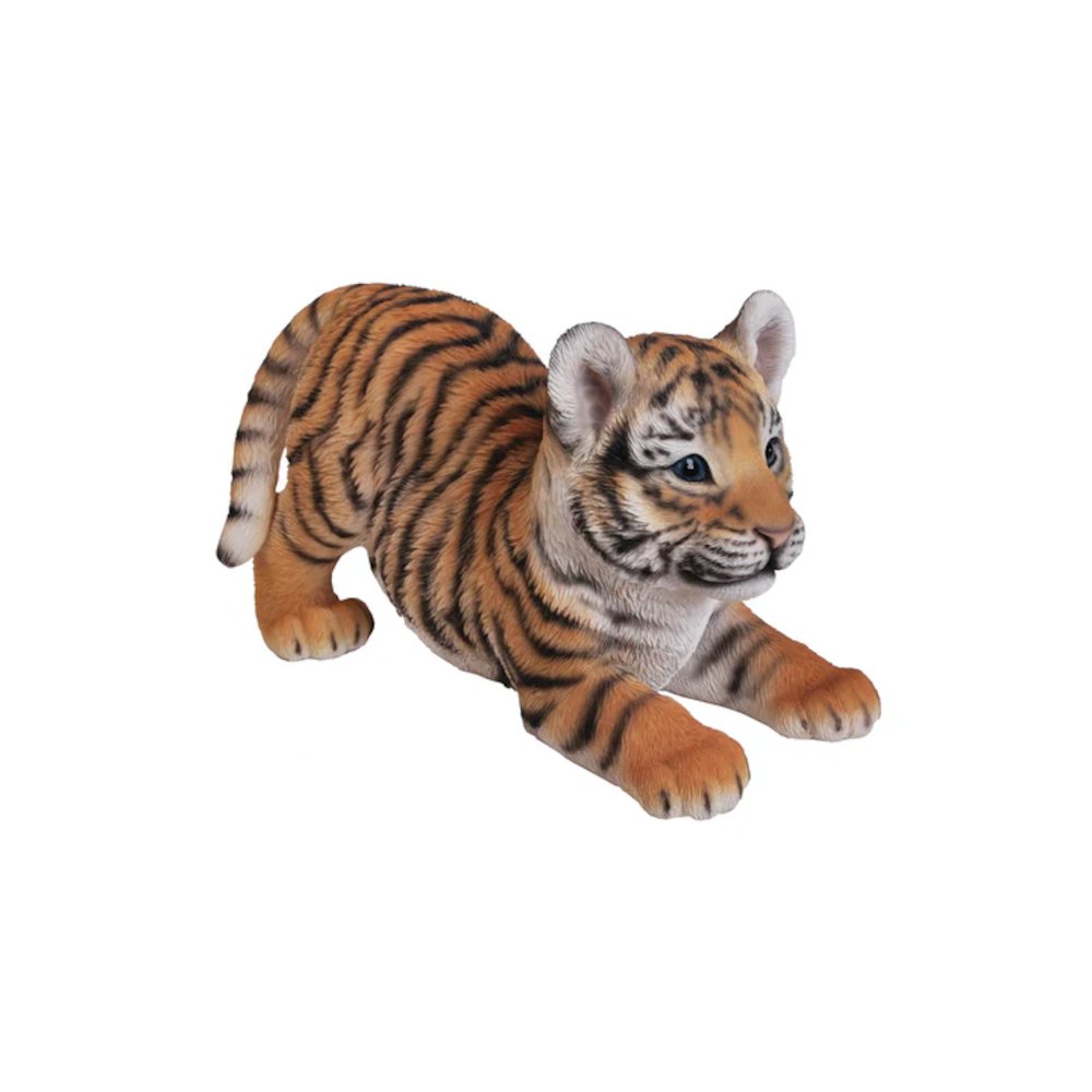 Playing Tiger Baby Statue. Picture 1