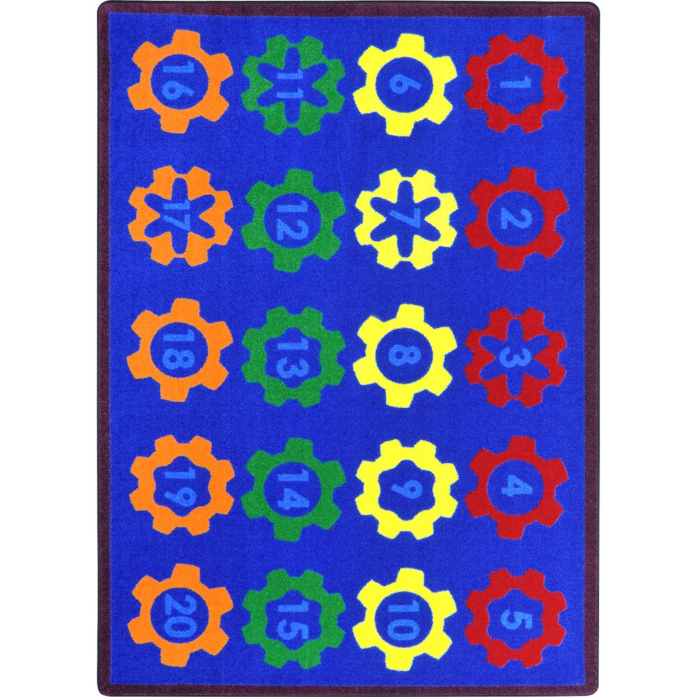 Geared Up Multi 7'8" x 10'9" Rug. Picture 1