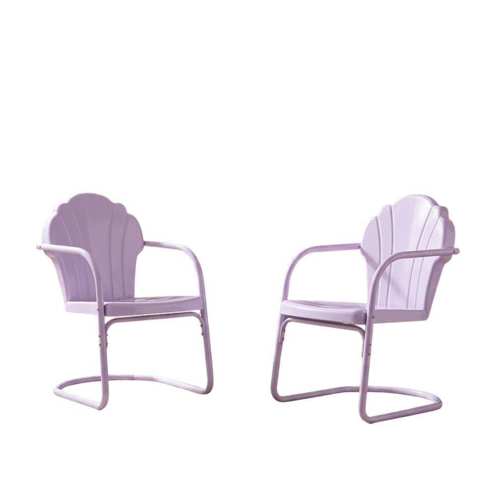 Retro Outdoor Chair Set with 2 Casual Side Chairs for Patio Garden Relaxation. Picture 1