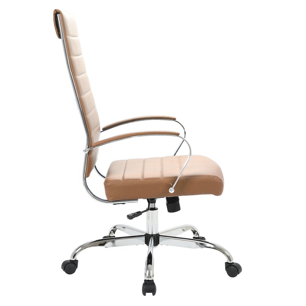 Benmar High-Back Leather Office Chair. Picture 5