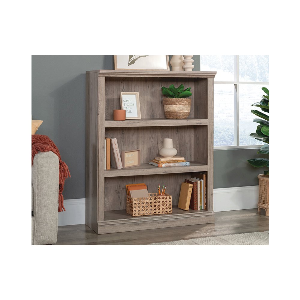 Miscellaneous Storage Bookcase, Laurel Oak finish. Picture 3