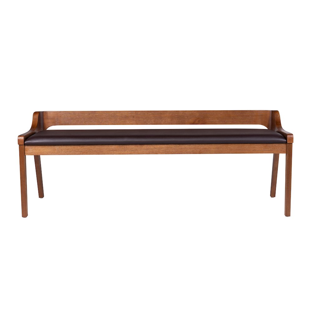 Rasmus Dining Bench - Chestnut Wire-Brush Finish. Picture 2