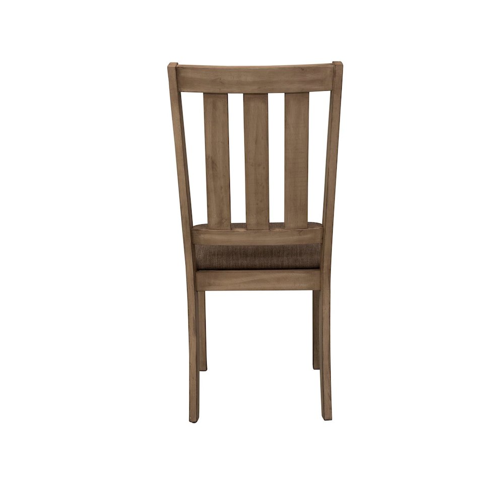 Sun Valley Slat Back Side Chair (RTA)-Set of 2 in Sandstone. Picture 4