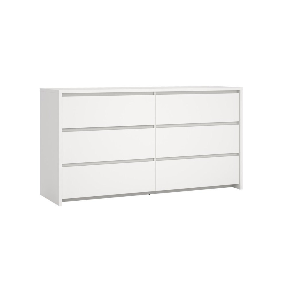 Next 6 Drawer Double Dresser, White. Picture 3