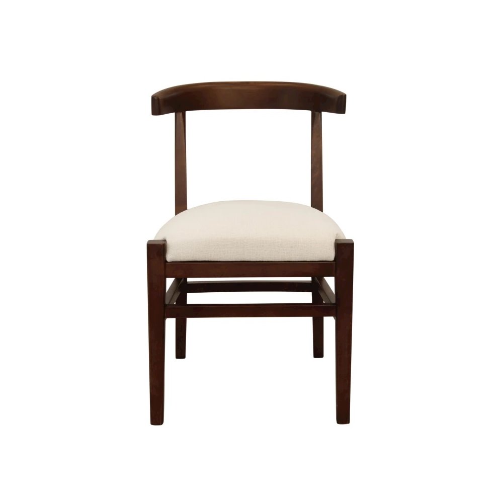 Hartford Mid-Century Modern Dining Chair with Performance Fabric Upholstery. Picture 3
