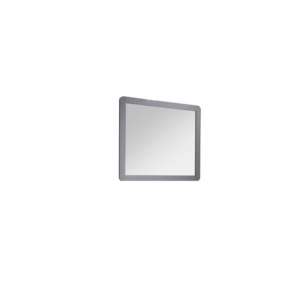 Celine Dresser Mirror in Gray Finish. Picture 1