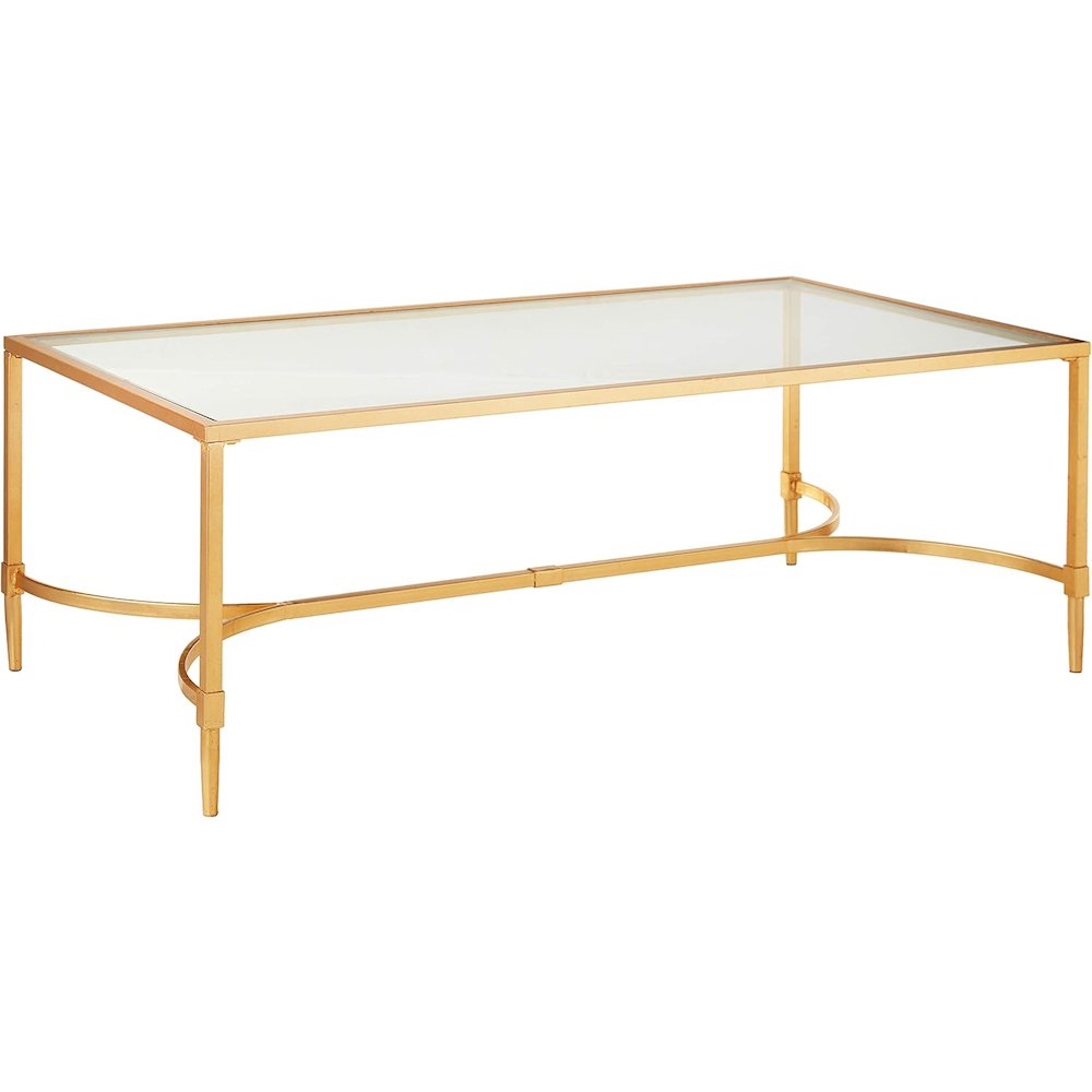 Safavieh Home Collection Antwan Gold Coffee Table. Picture 2