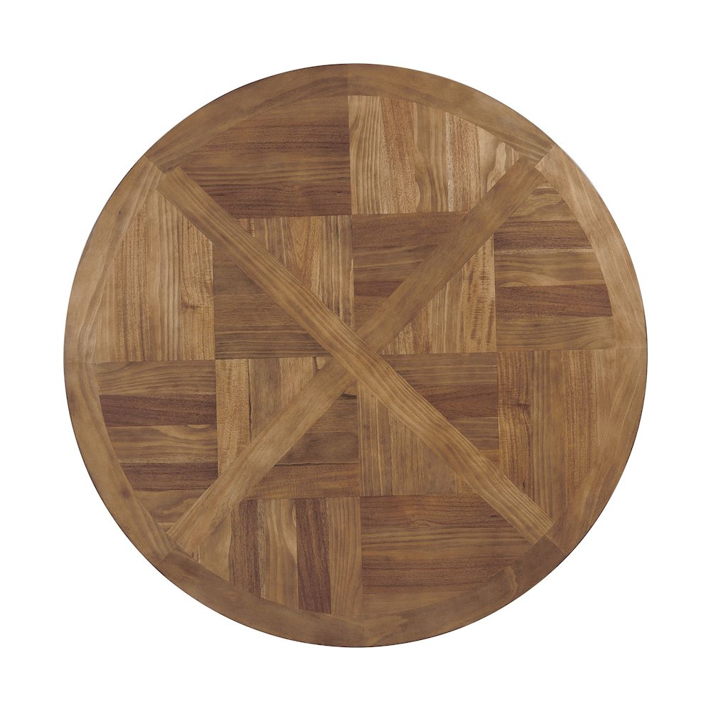 Picket House Furnishings Barrett Round Standard Height Dining Table. Picture 3