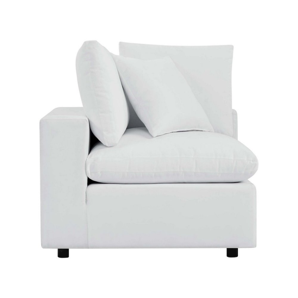Outdoor Patio Corner Chair With Cushioned Seating And Sturdy Frame. Picture 4