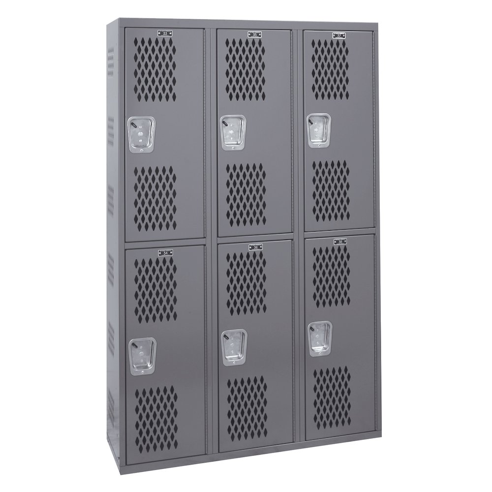 Hallowell Welded Single-Point Ventilated Locker. Picture 1