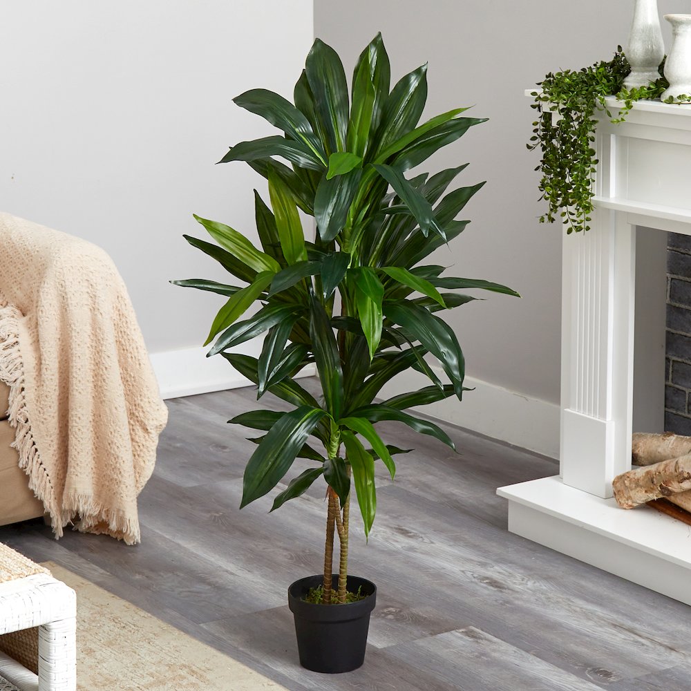 43in. Dracaena Silk Plant (Real Touch). Picture 7