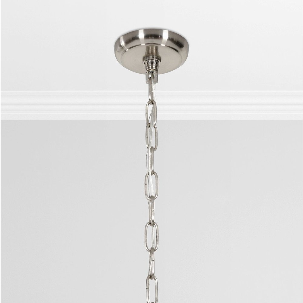 Ellison Chandelier Clear/Nickel. Picture 3
