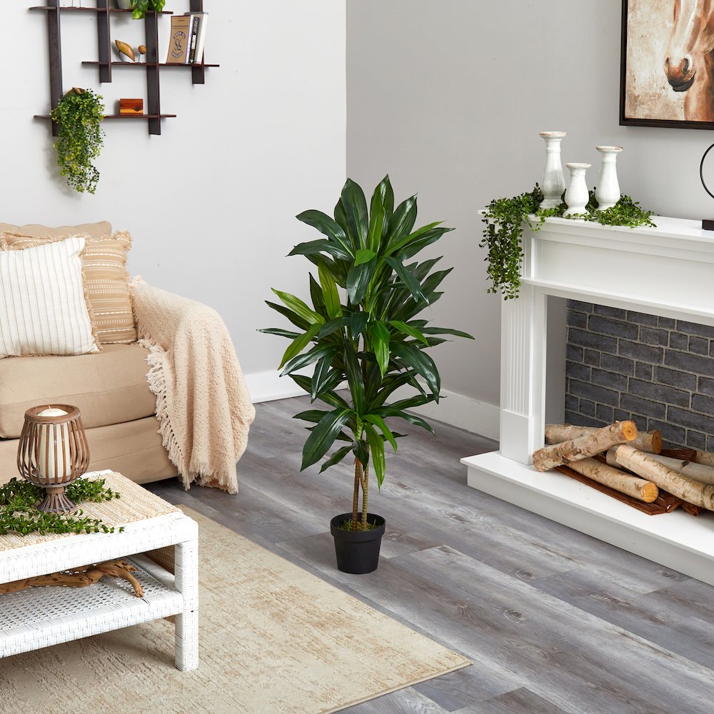 43in. Dracaena Silk Plant (Real Touch). Picture 6
