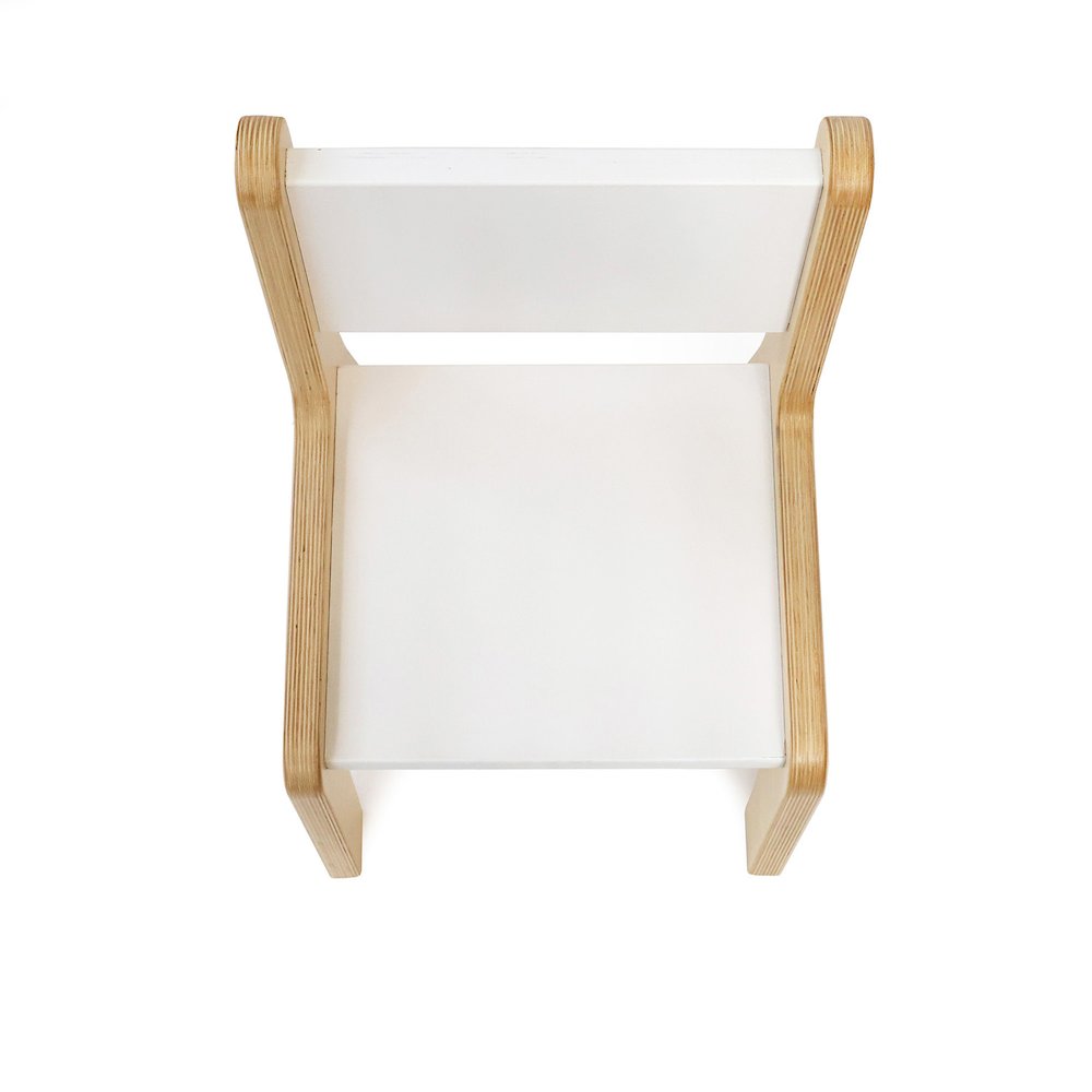 Whitney Plus 10H White Chair in White Color. Picture 4