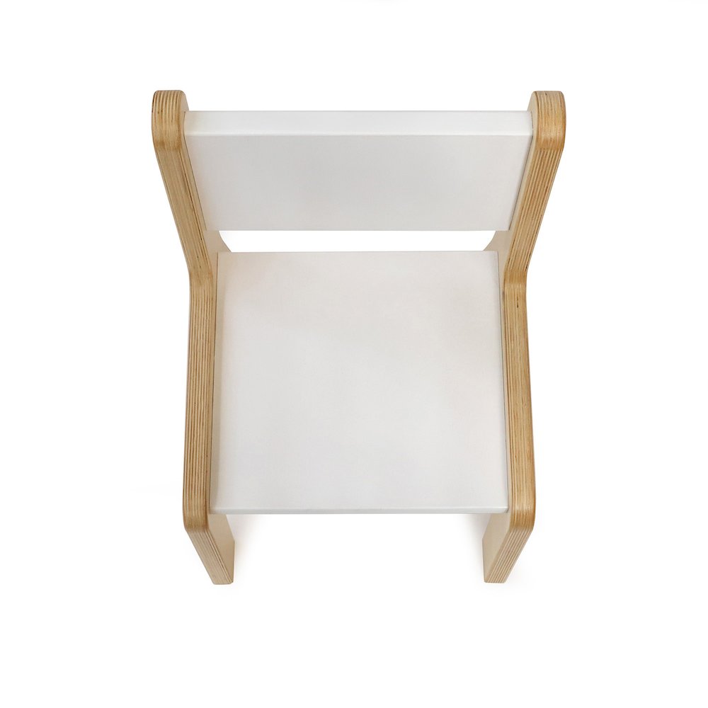 Whitney Plus 12H White Chair in White Color. Picture 4