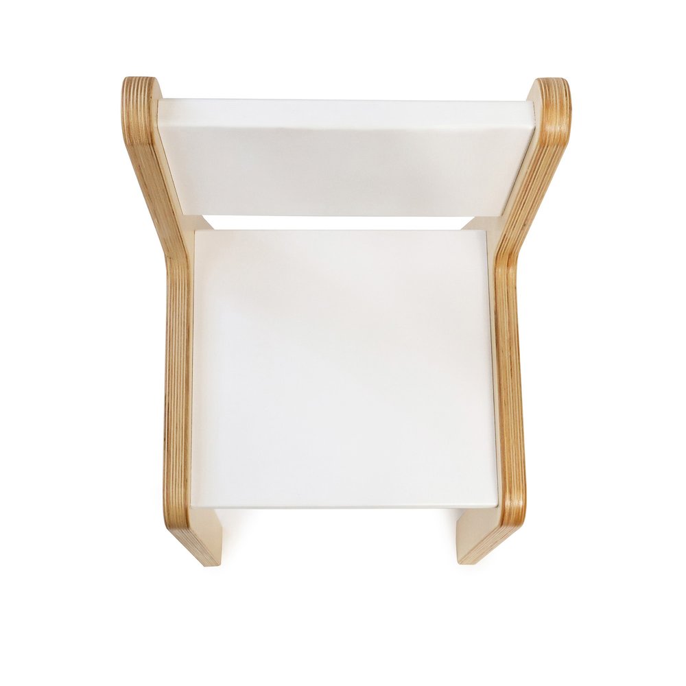 Whitney Plus 14H White Chair in White Color. Picture 2