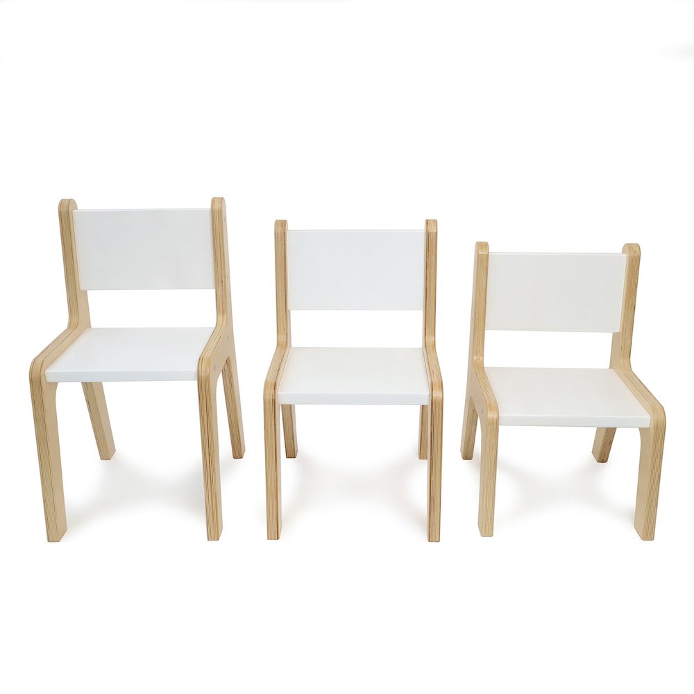 Whitney Plus 14H White Chair in White Color. Picture 3