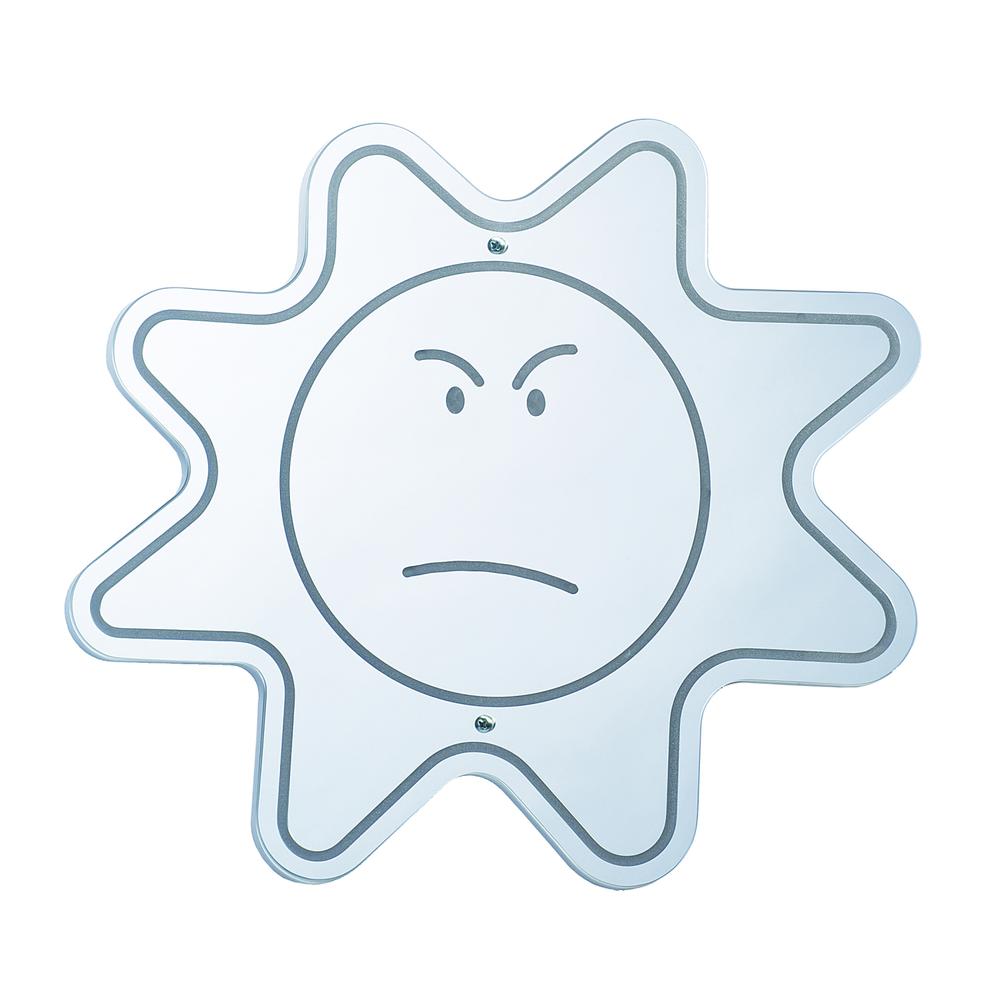 Angry Face Mirror. Picture 1