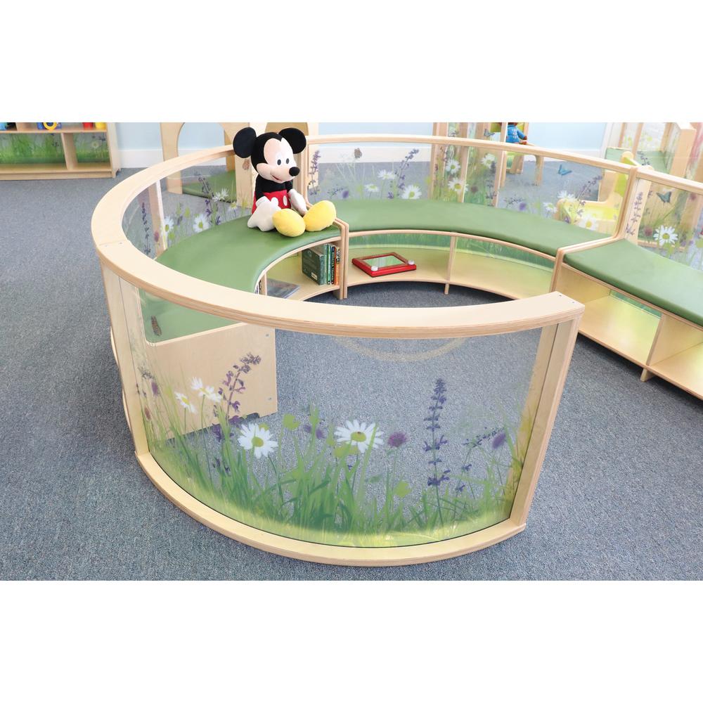 Nature View Curved Divider Panel 24H. Picture 4