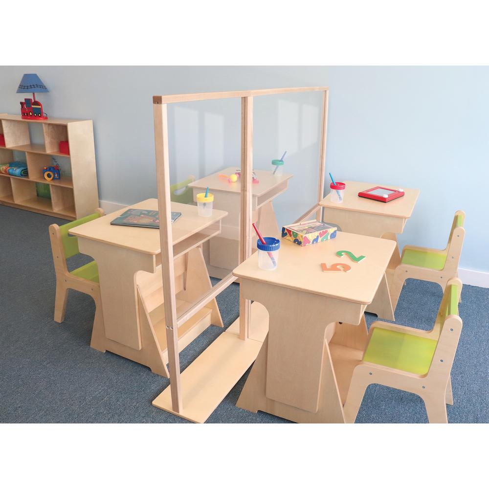 Floor Standing Acrylic Partition 25W. Picture 3
