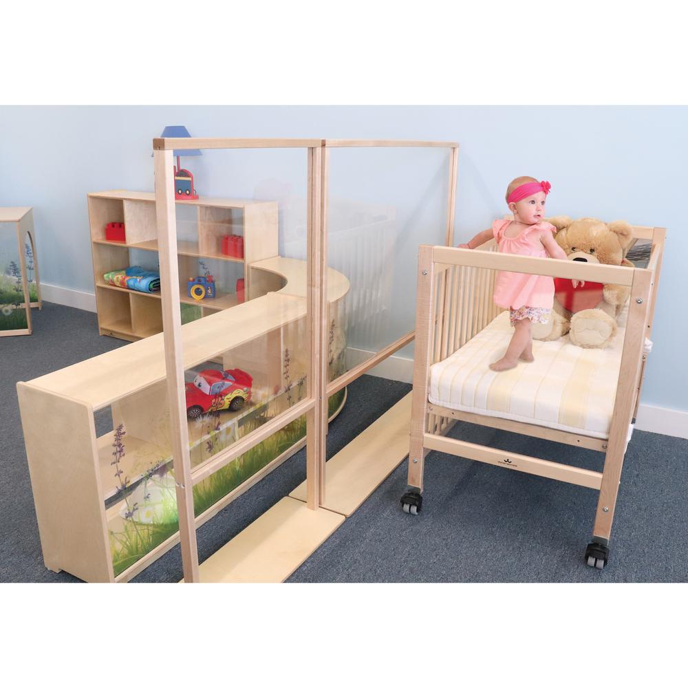 Floor Standing Acrylic Partition 25W. Picture 5