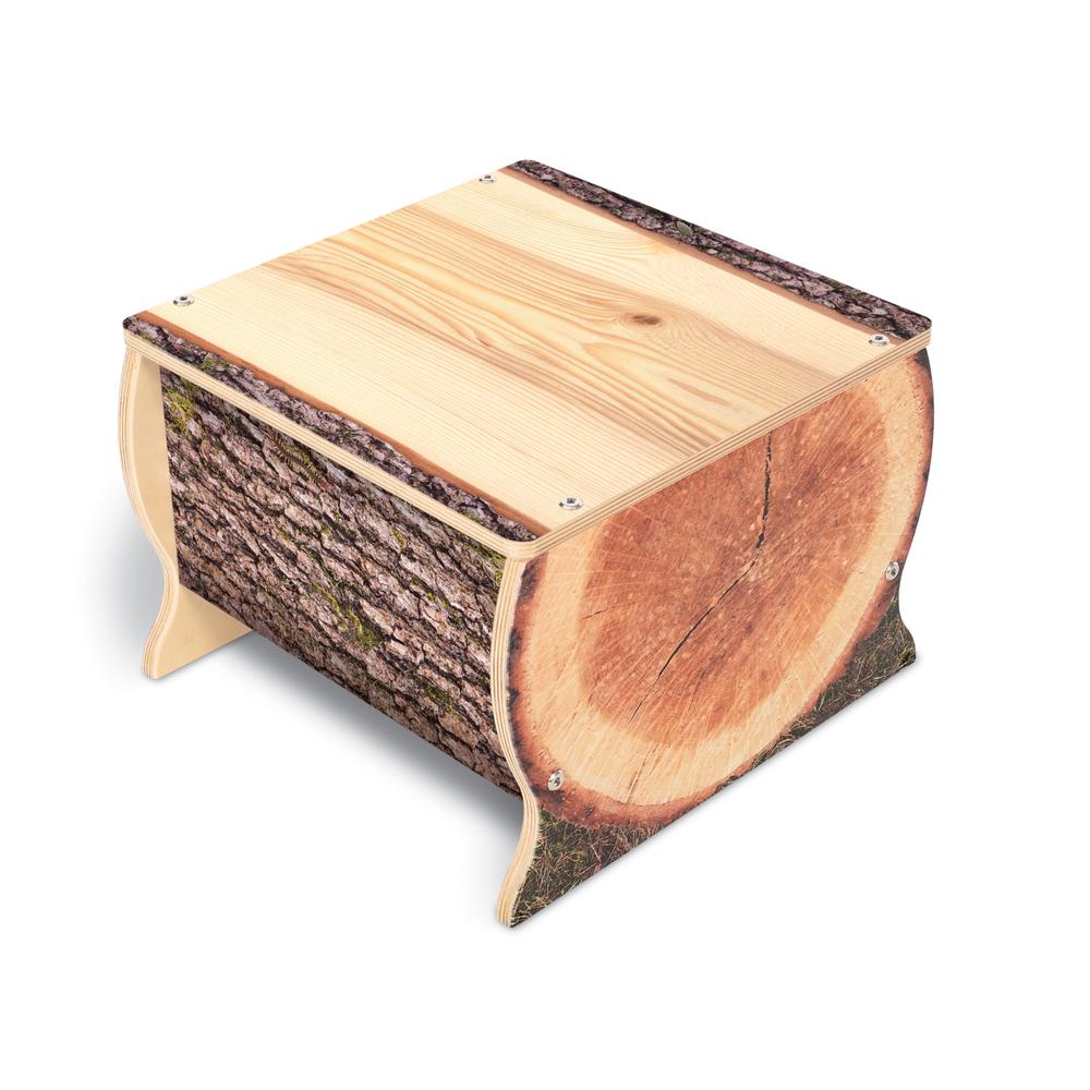 Nature View Live Edge Sm. Log Bench 10H. Picture 1