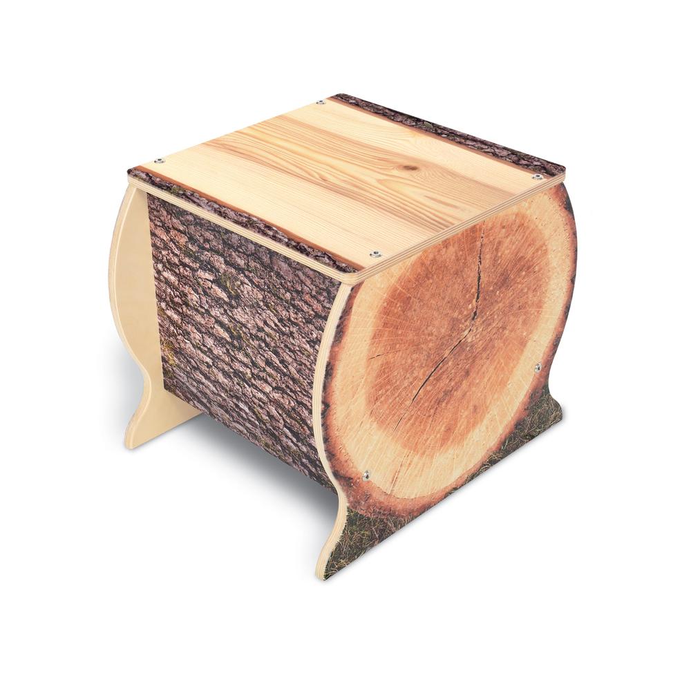 Nature View Live Edge Sm. Log Bench 14H. Picture 1
