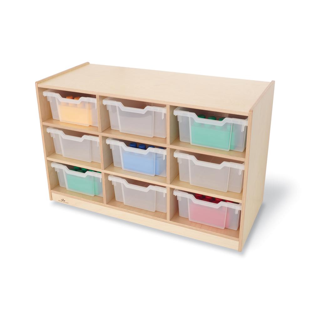 Nine Tray Mobile Storage Cabinet. Picture 7